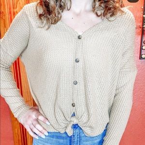 American Eagle Waffle Long Sleeve